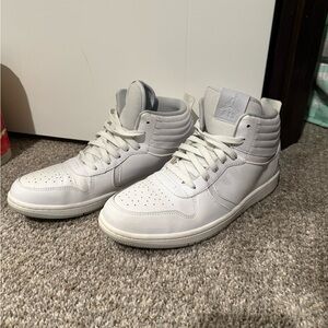 Men's Classic White High-Top Jordan Sneakers